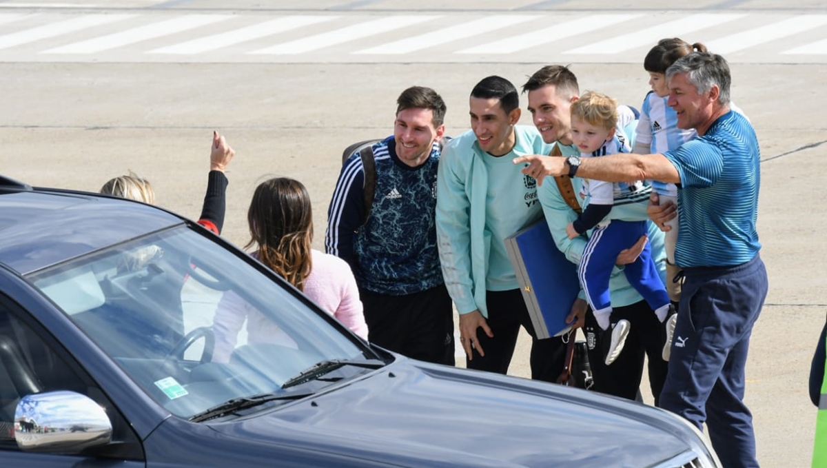 Llegada de Messi a Rosario